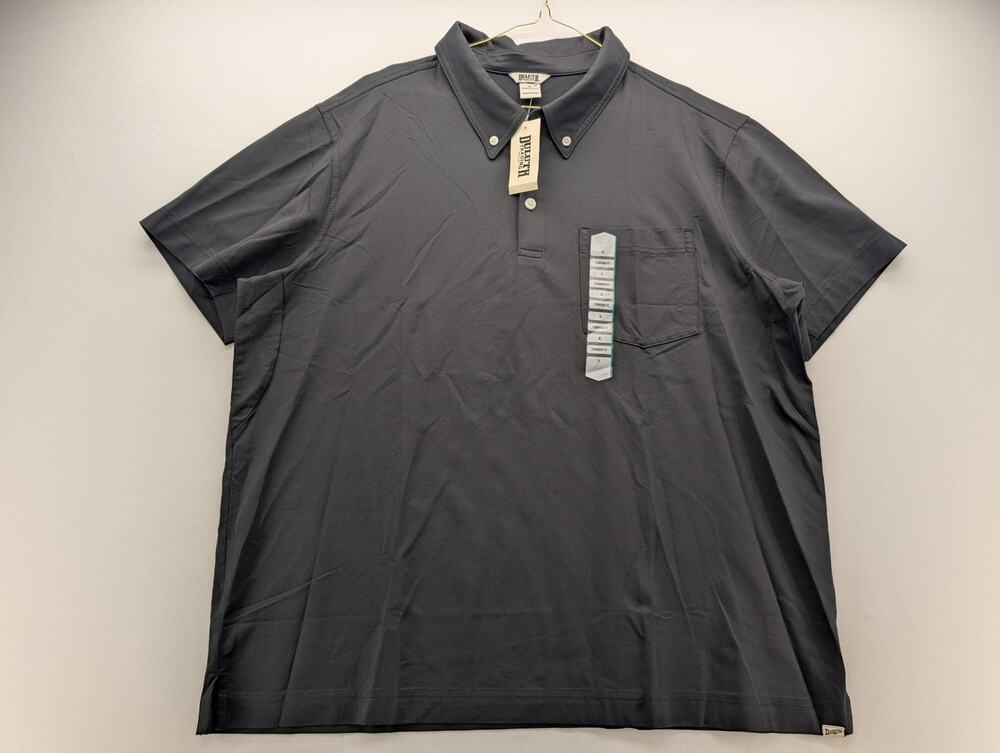 NWT Duluth Trading Co Men's Pitch Man Polo in Black size XL